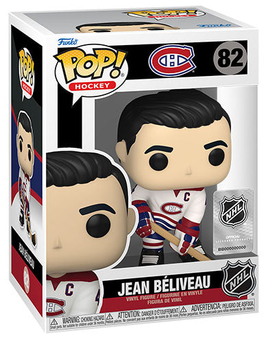 Funko Pop ! Hockey Nhl Legends Montreal Canadiens - (82) Jean Belivau Figure 9Cm