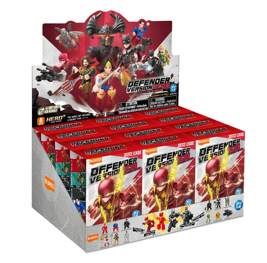 Blokees DC - Hero Justice League - Defender Version- Model Kit - 12 Set (Box Intero) Action Figure 75702