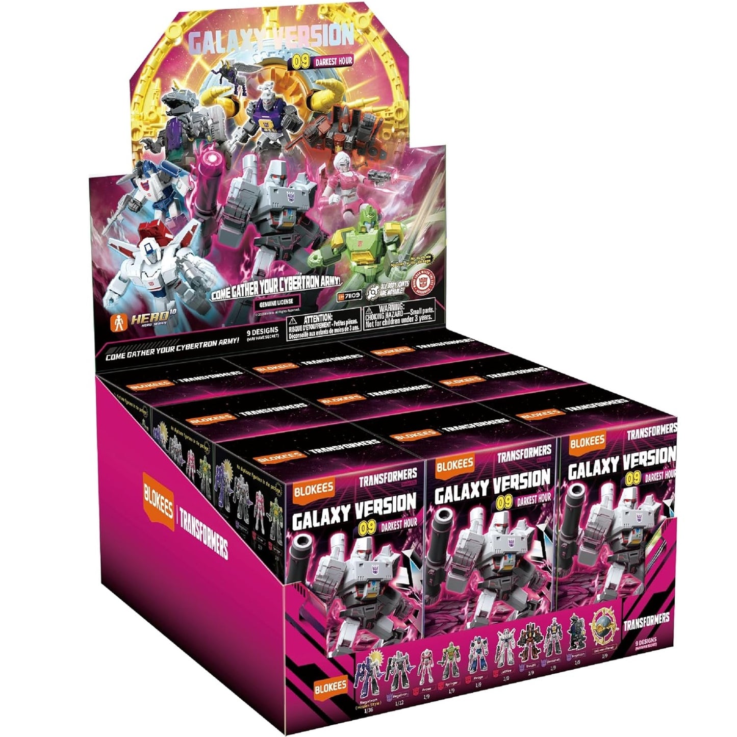 Blokees Transformers - Galaxy Version 09 - Darkest Hour (Box Intero) - Model Kit - 9 Action Figure a Sorpresa 71109