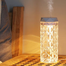 Lampada Led Diamantata Diffusore 900Ml Profumo Umidificatore Aromi Aromaterapia