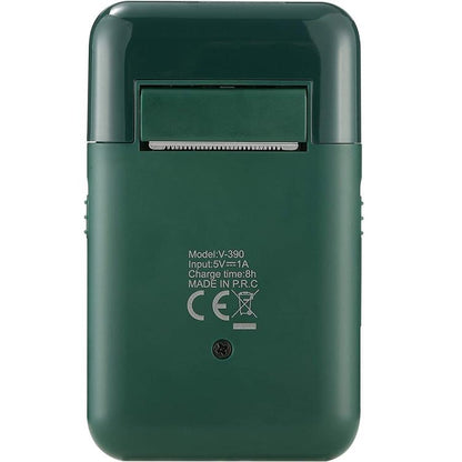 Vgr V-390 Rasoio Da Barba Elettrico Ricaricabile Professionale 2 Lame +Accessori