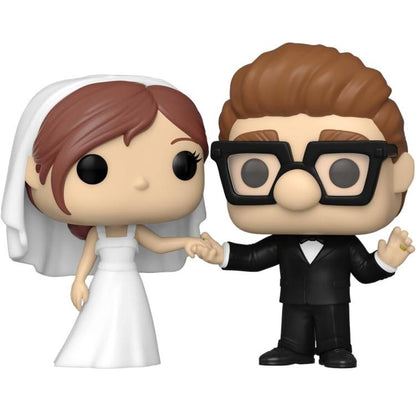 Funko Pop! Disney Pixar: Up (2 Pack) Ellie & Carl -Vinyl Action Figure Exclusive