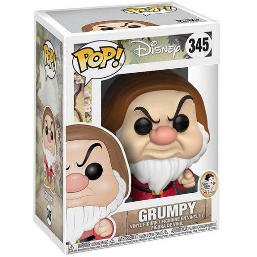 Funko Pop ! Disney - Bianca Neve E I Sette Nani (345) Grumpy Figure Brontolo 9Cm