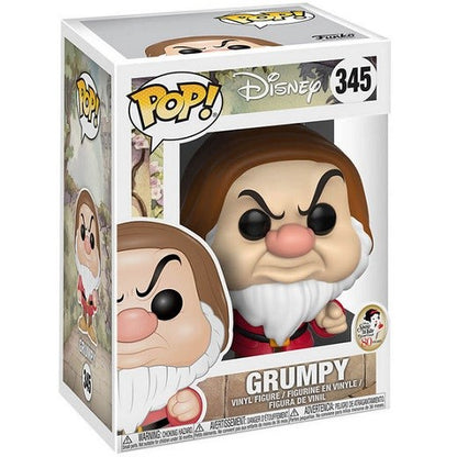 Funko Pop ! Disney - Bianca Neve E I Sette Nani (345) Grumpy Figure Brontolo 9Cm