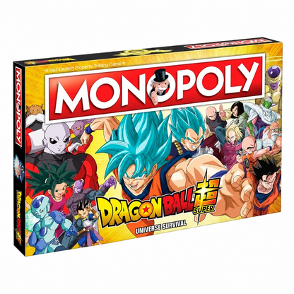 Wishlist Condividi Monopoly Dragon Ball Super. Gioco da tavolo La sopravivenza dell"universo
