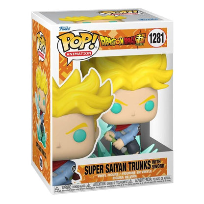 Funko Pop ! Animation - Dragon Ball Super (1281) Super Saiyan Trunks Whit Sword