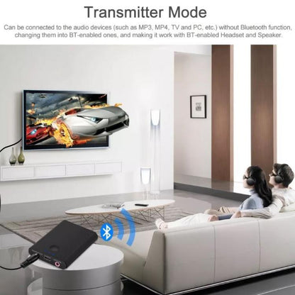 Trasmettitore E Ricevitore Wireless 2In1 Audio Adattatore Stereo Bluetooth Aux