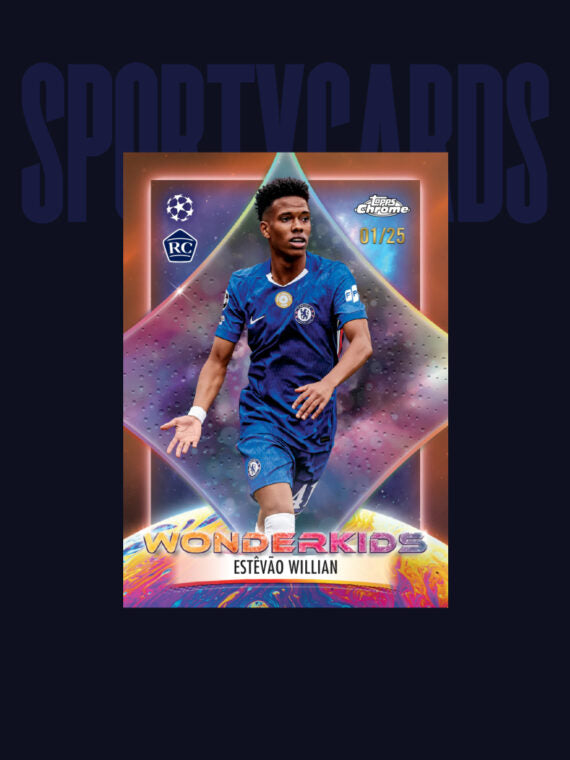 Topps Chrome UEFA Club Competitions 2025/26 Hanger Pack Trading Cards