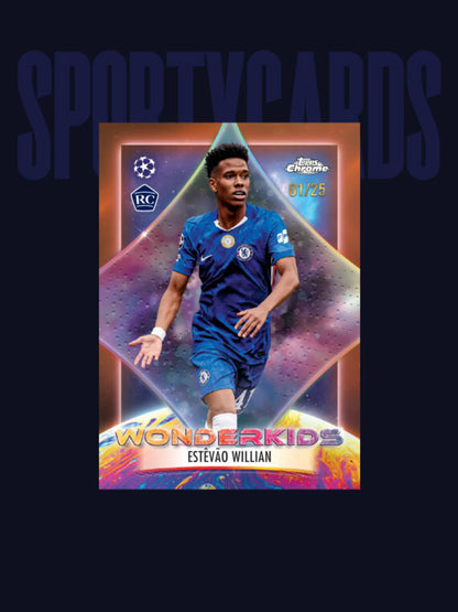 Topps Chrome UEFA Club Competitions 2025/26 Hanger Pack Trading Cards