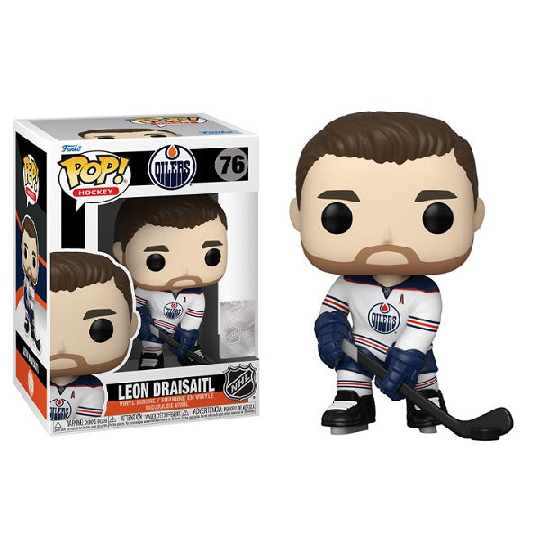 Funko Pop ! Nhl Oilers - (76) Leon Draisaitl Hockey Vinyl Statua Figure Usa 9Cm