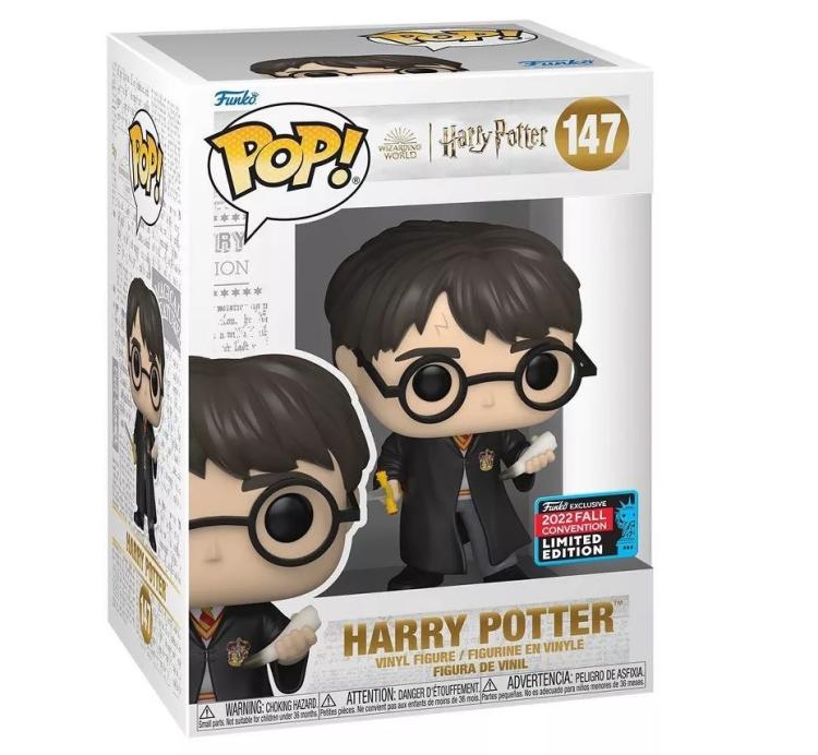 Funko Pop ! Harry Potter (147) Harry W/Sword E Fang (Convention Limited Excl.)
