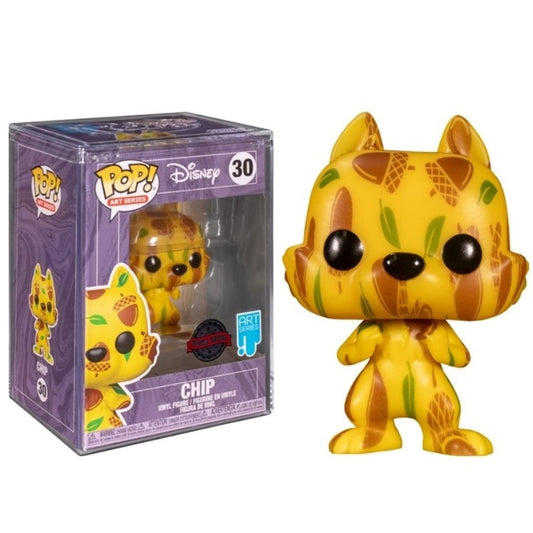 Funko Pop ! Art Series Disney (31) Chip Vinyl Figure Special Edition Statuetta