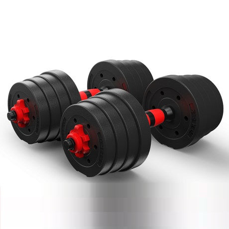 Kit Manubri Bilanciere Dumbbell Set Pesi Regolabili Componibili Da Palestra 30Kg
