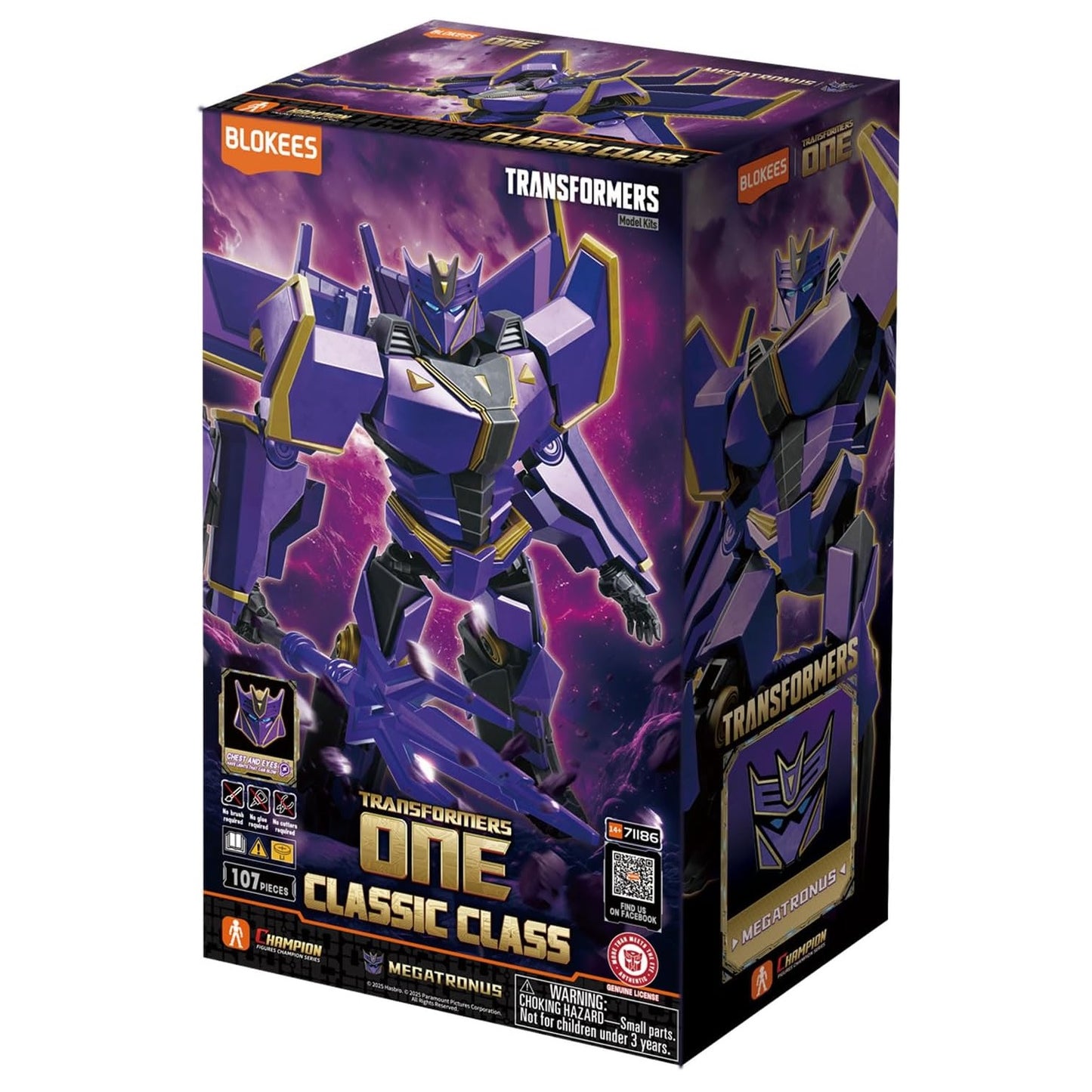 Blokees Transformers Model Kit Classic Class 20 (Megatronus) Action Figure 71186