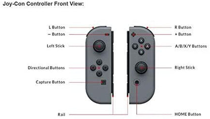 Joy-Con Coppia Controller Nintendo Switch Viola Arancione Pad Joystick Ufficiale