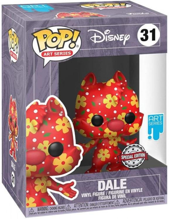 Funko Pop ! Art Series Disney (31) Dale (Chop) Vinyl Figure Statua Collezione