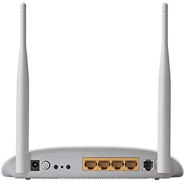 Tp-Link Td-W8961N Modem Router Adsl2+Wifi Wireless 300Mbps Access Point 4 Porte