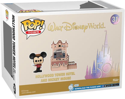 Funko Pop ! Walt Disney Wolrd 50Th (31) Hollywood Tower Hotel And Micky Mouse
