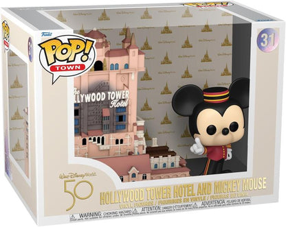 Funko Pop ! Walt Disney Wolrd 50Th (31) Hollywood Tower Hotel And Micky Mouse