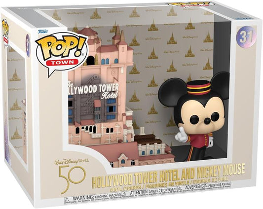 Funko Pop ! Walt Disney Wolrd 50Th (31) Hollywood Tower Hotel And Micky Mouse