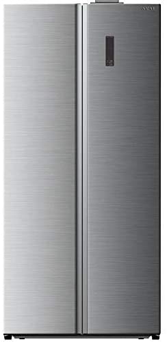 AKAI FRIGORIFERO DOPPIA PORTA CONGELATORE SBSL50W83S 216 FRIGO SILVER FREEZER