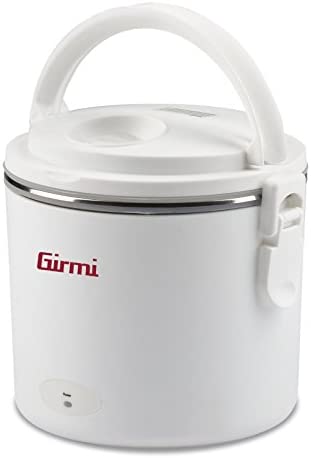 Girmi Scaldavivande Elettrico Sc01 Contenitore Inox 40W Bianco Riscalda Cibo