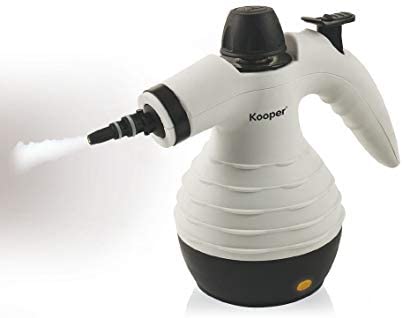 Kooper Vaporizzatore 350Ml 1050W Bianco 9 In 1 + Accessori Pulitore A Vapore
