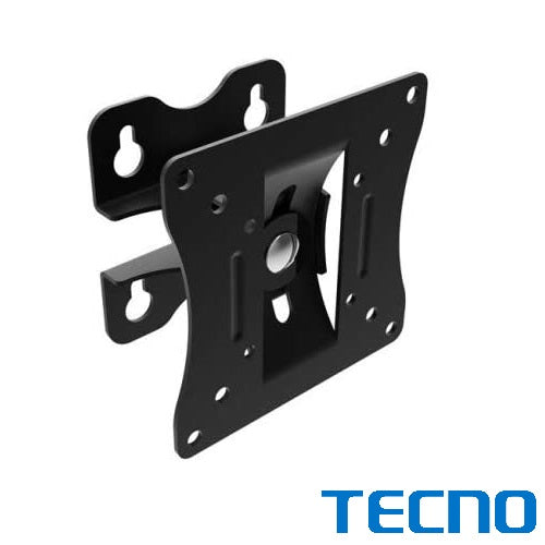 Tecno Staffa Tv Snodabile Universale Televisore Led Parete Nero 10/26 Pollici