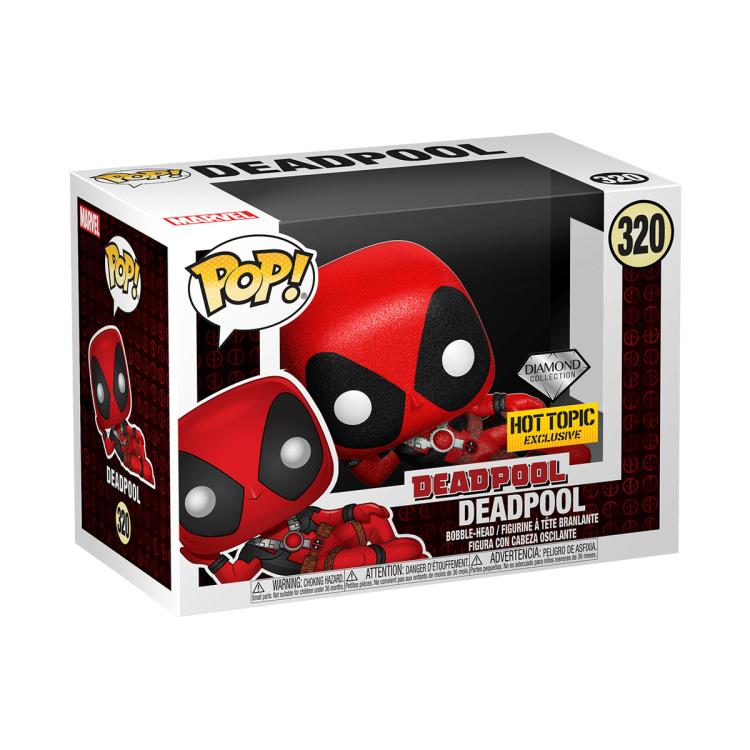 Funko Pop ! Marvel Deadpool (320) Deadpool Streatched Out Steso Diamond Vinyl