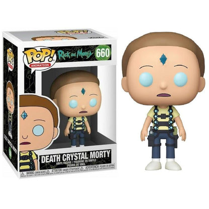 Funko Pop ! Animation Rick And Morty (660) Death Crystal Morty Vinyl Figure 9Cm
