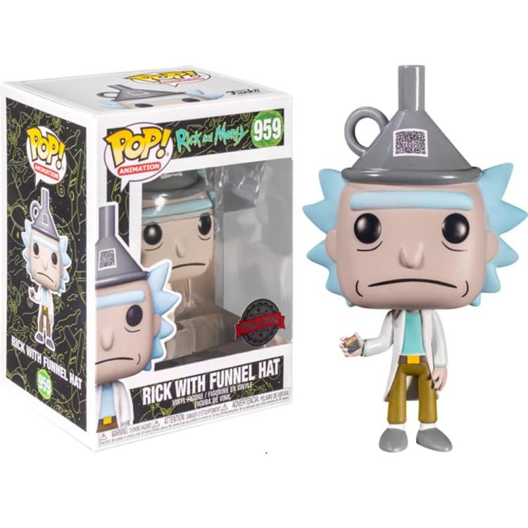 Funko Pop! Animation - Rick And Morty (959) Rick With Funnel Hat Special Edition