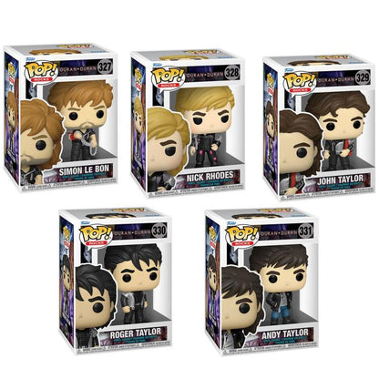 Funko Pop ! Rocks Duran Duran - Set Completo 5 Psersonaggi Vinyl Figure 9Cm