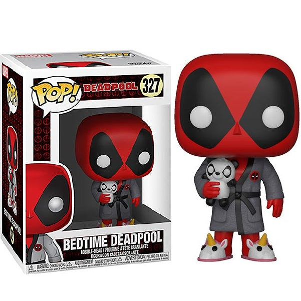 Funko Pop ! Marvel Deadpool - (327) Bedtime Deadpool Bobble Vinyl Figure 9Cm