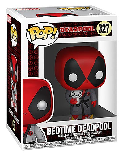 Funko Pop ! Marvel Deadpool - (327) Bedtime Deadpool Bobble Vinyl Figure 9Cm