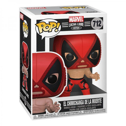 Funko Pop Marvel Lucha Libre 712 El Chimichanga De La Muerte Deadpool Figure