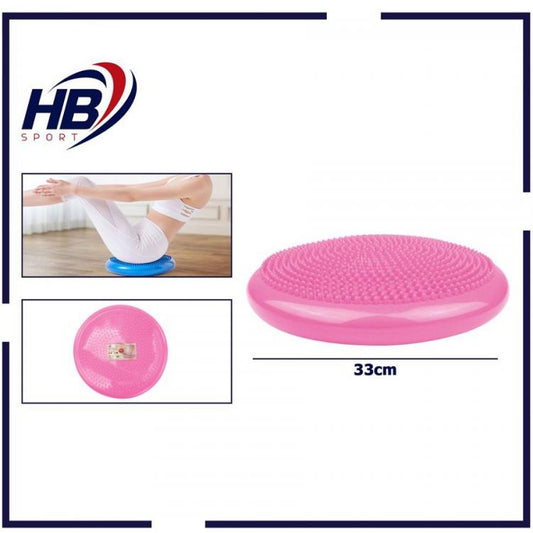 CUSCINO EQUILIBRIO GONFIABILE BALANCE PROPRIOCETTIVO DISCO YOGA PILATES | FUCSIA