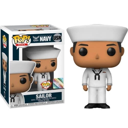 Funko Pop ! America'S Navy (Usn) Sailor Dress Male 3° Marinaio Uomo Vinyl Figure