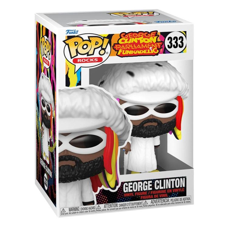 Funko Pop ! Rocks - Funkadello (333) George Clinton Parliament Vinyl Figure 9Cm