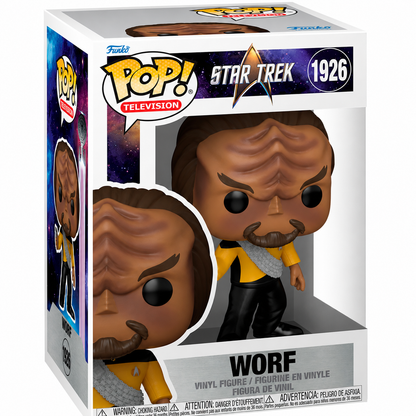 Funko Pop! Television Star Trek (1926) Worf - Vinyl Figure 9cm