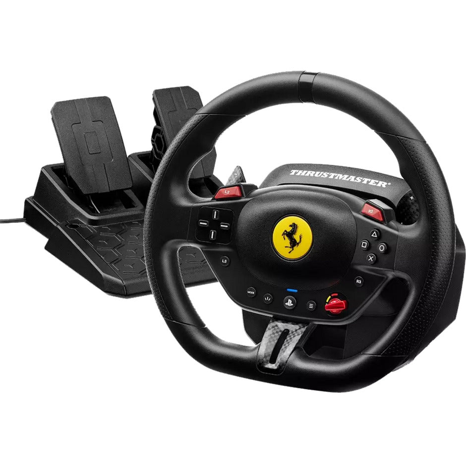 Thrustmaster Volante T98 Ferrari 296 GTB + Pedaliera Ps5/Ps4 Pc Nuovo F1