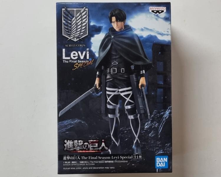 BANPRESTO ATTACK ON TITAN FINAL SEASON FIGURE LEVI SPECIAL 16 CM STATUA A.O.T.