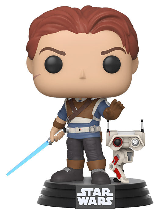 Funko Pop ! Star Wars (337) Cal Kestis & Bd-1 Bobble Vinyl Figure Da Collezione