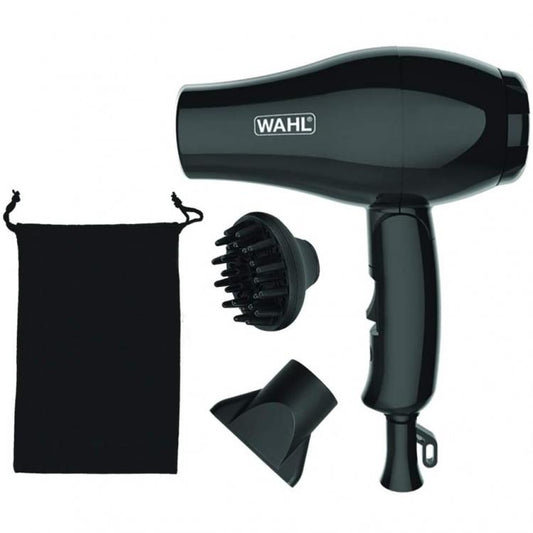 Wahl Asciugacapelli Mini Phon Viaggio Diffusore Accessori Travel Hair Dryer 3402