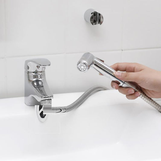 Set Doccetta A Mano Portatile Doccia Lavandino Tubo Bagno Lavatesta Idroscopino