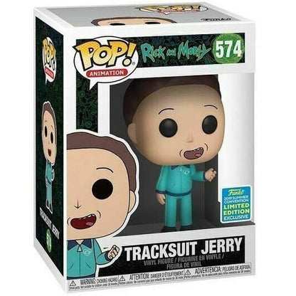 Funko Pop ! Animation - Rick And Morty (574) Tracksuit Jerry Vinyl Figure 9Cm