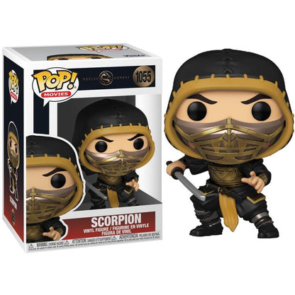 Funko Pop! Movies Mortal Kombat (1055) Scorpion Vinyl Figure 9Cm Statuettastatua