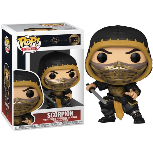 Funko Pop! Movies Mortal Kombat (1055) Scorpion Vinyl Figure 9Cm Statuettastatua