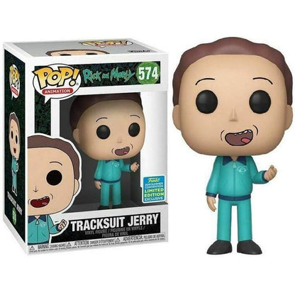 Funko Pop ! Animation - Rick And Morty (574) Tracksuit Jerry Vinyl Figure 9Cm