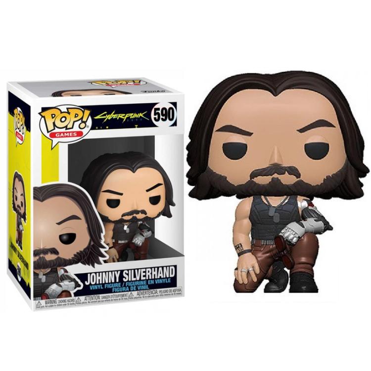 Funko Pop ! Games - Cyberpunk 2077 - (590) Johnni Silverhand Vinyl Figure 9Cm