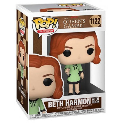 Funko Pop! Netflix Queen'S Gambit (1122) Beth Harmon Regina Degli Scacchi W/Rook